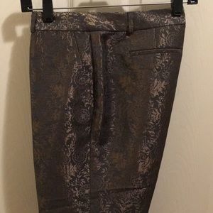 Ladies tapestry woven pants size 4p